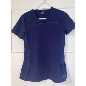 NWOT 2 piece Jaanuu navy blue scrub SET
